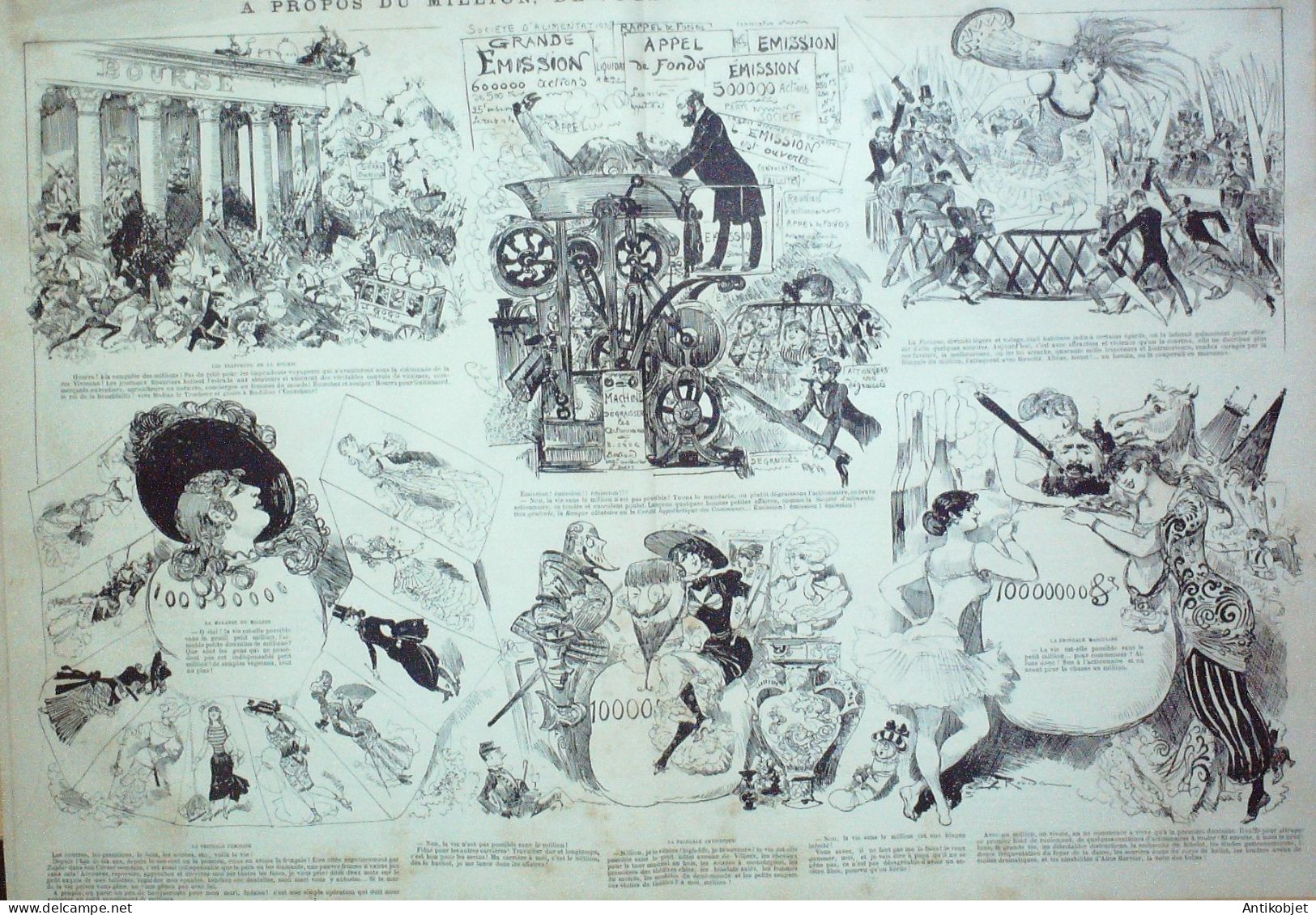 La Caricature 1882 N°140 Etat De Civilisation En Europe Robida Jules Claretie Law-Tennis Loys - Zeitschriften - Vor 1900