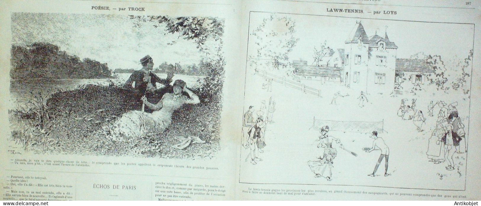 La Caricature 1882 N°140 Etat De Civilisation En Europe Robida Jules Claretie Law-Tennis Loys - Magazines - Before 1900