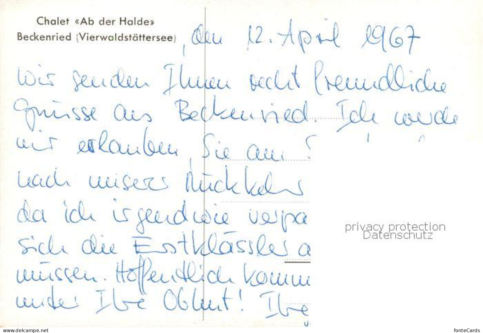 13795081 Beckenried Vierwaldstaettersee Chalet Ab Der Halde Aussenansicht  - Autres & Non Classés