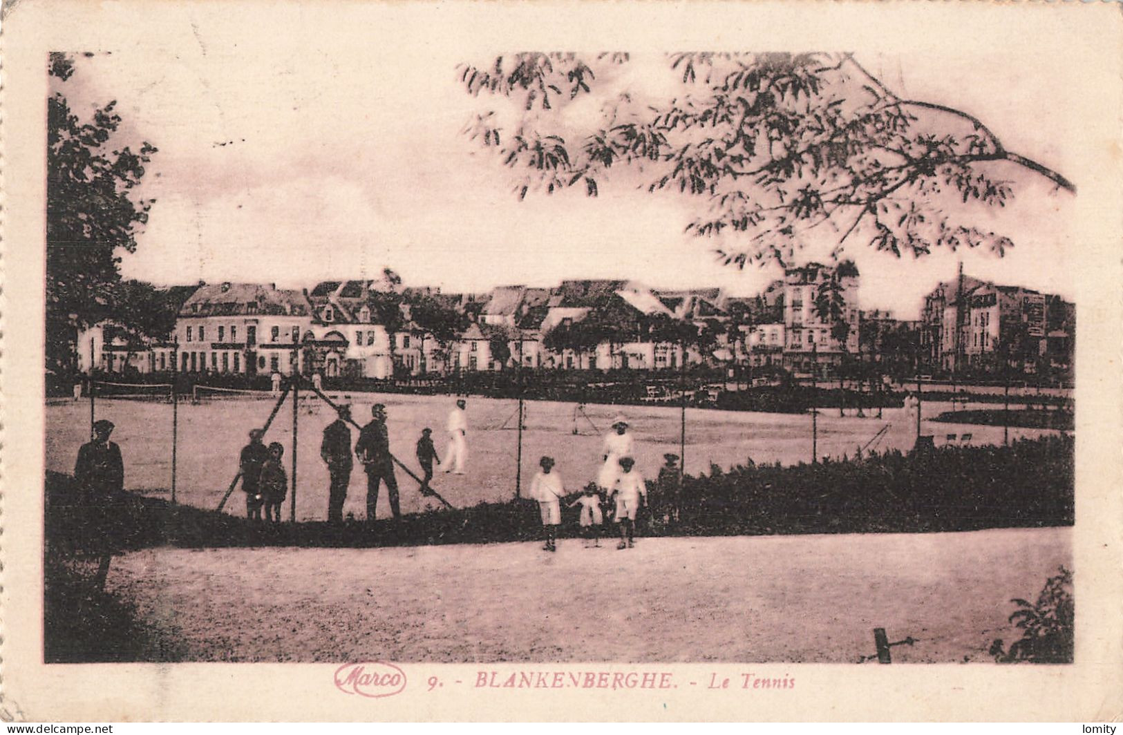 Belgique Blankenberge Blankenberghe Le Tennis CPA Terrain - Blankenberge