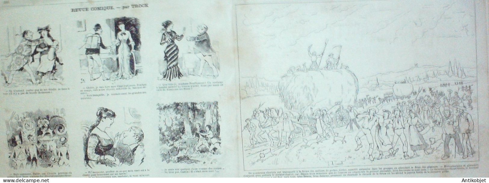 La Caricature 1882 N°141 En Chasse Draner La Ferme Loys Tinant Enquête De Civilisation En Europe - Tijdschriften - Voor 1900