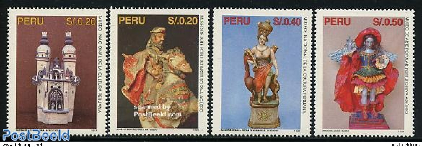 Peru 1995 Museums 4v, Mint NH, Art - Art & Antique Objects - Museums - Museums