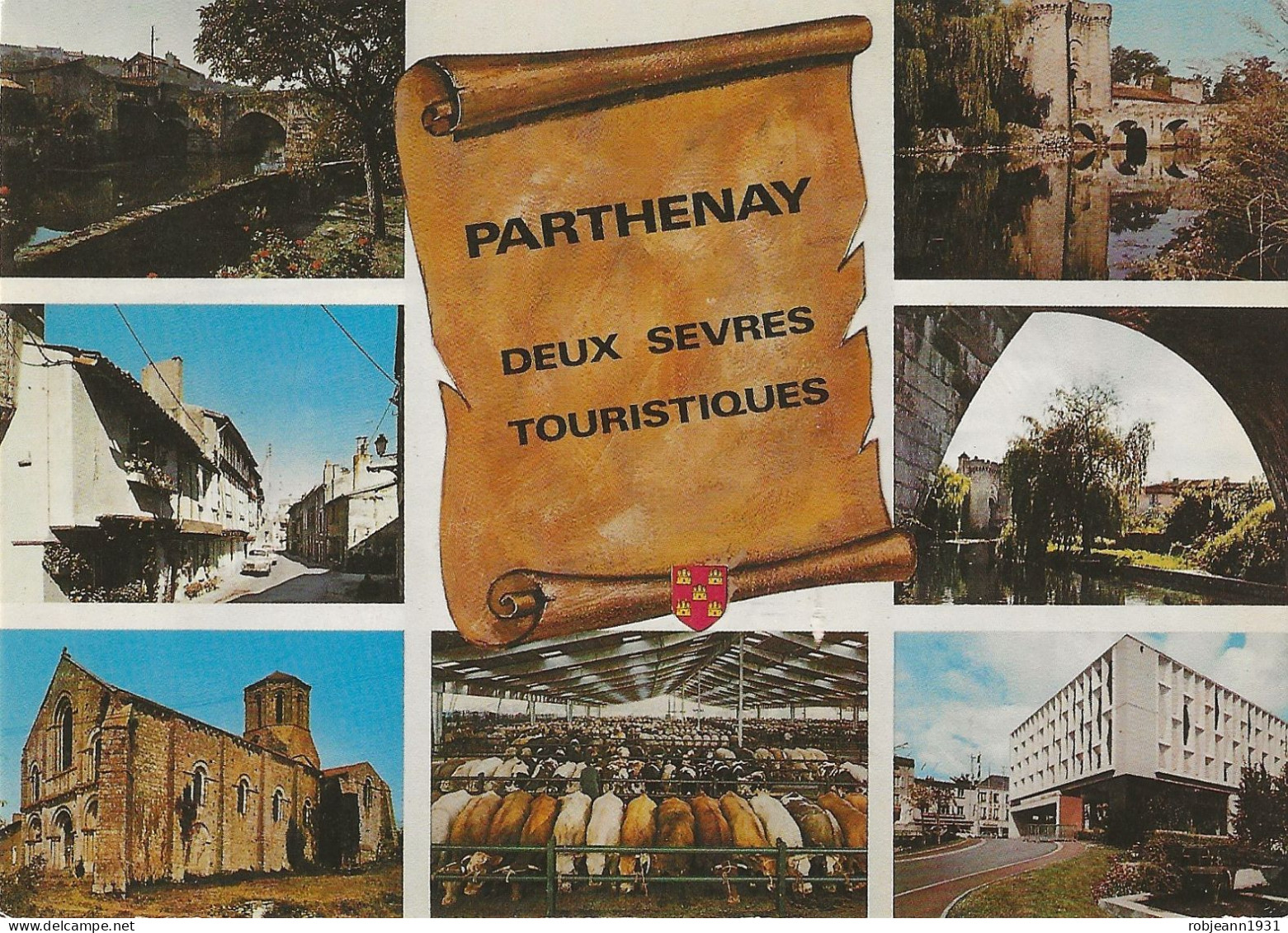 Parthenay (79) Les Deux Sèvres Touristiques   ( Très Belle Multivue ) - Parthenay