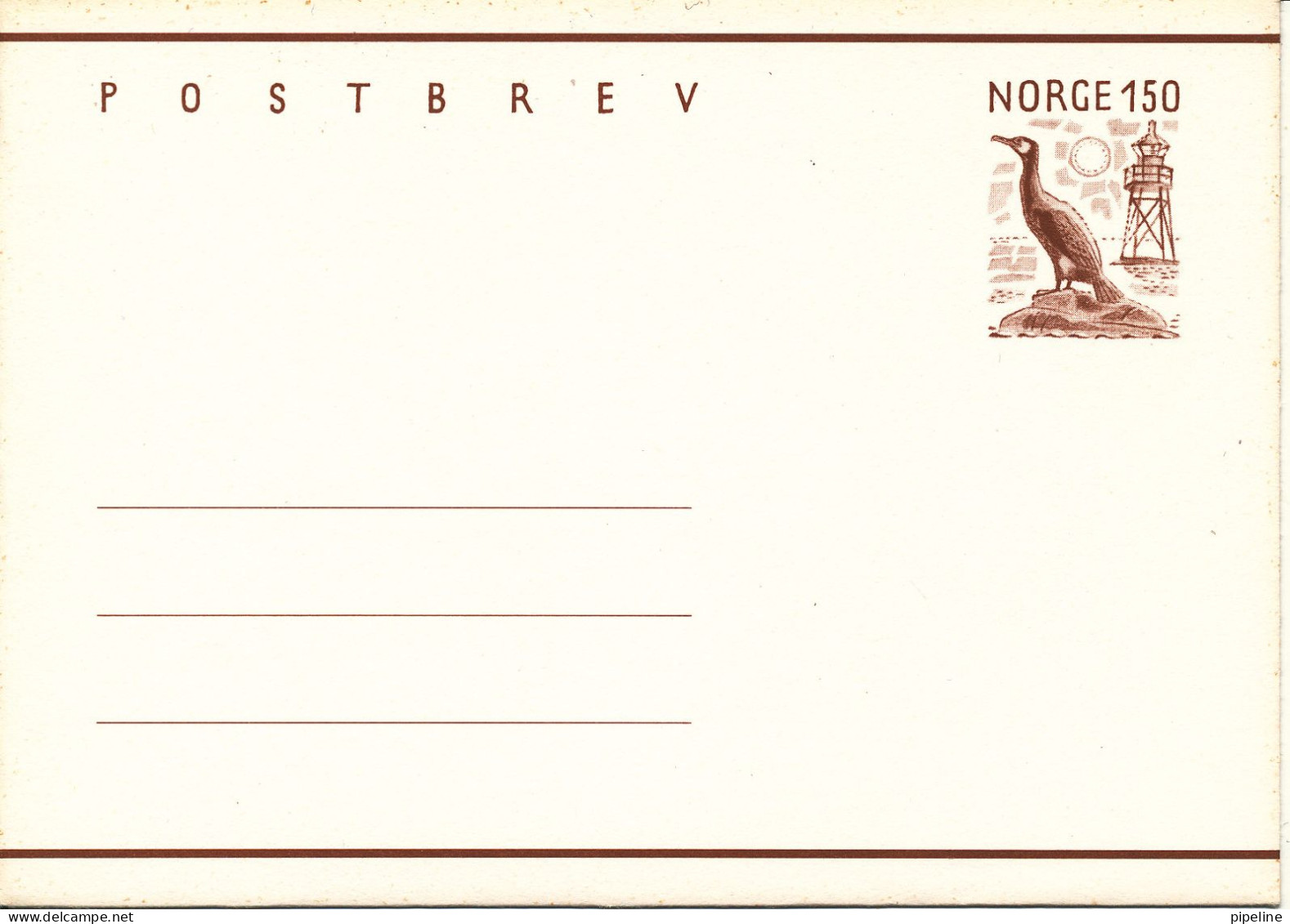 Norway Postbrev 1,50 Kr. In Mint Condition - Postwaardestukken