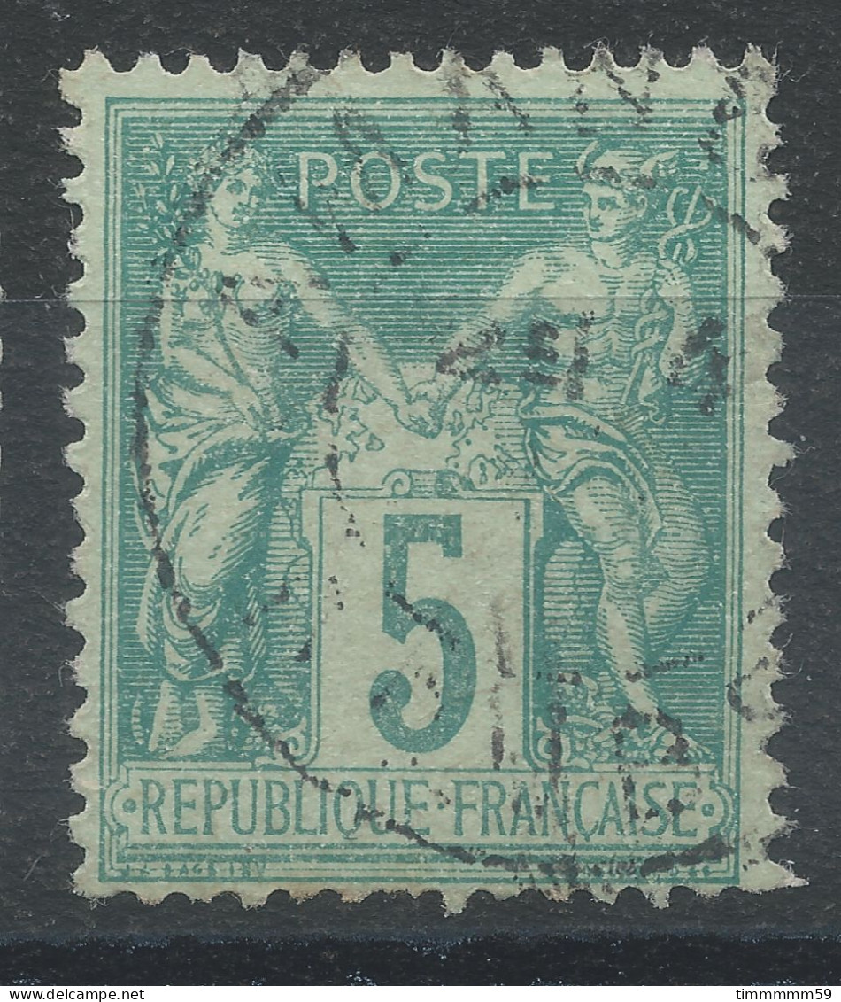 Lot N°82776   N°75, Oblitéré Cachet à Date De AMANCEY "DOUBS" - 1876-1898 Sage (Tipo II)