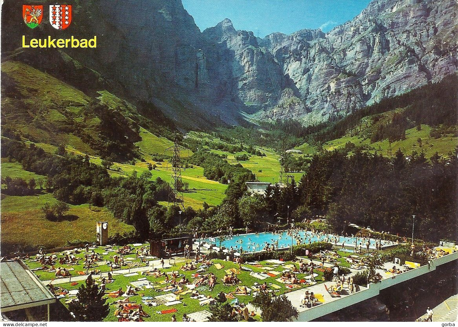 *CPM - SUISSE - VALAIS - LOECHE Les BAINS - Piscine Des Thermes - Loèche