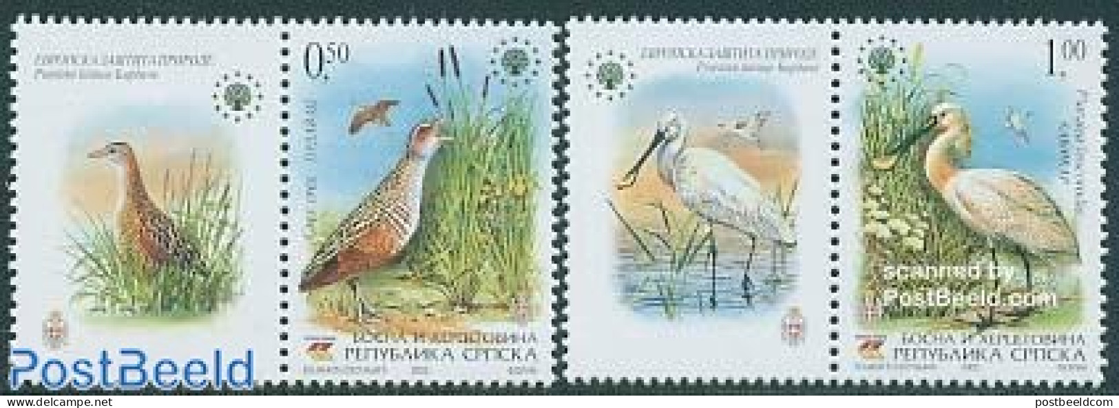 Bosnia Herzegovina - Serbian Adm. 2005 European Nature Conservation 2v+tabs, Mint NH, History - Nature - Europa Hang-o.. - Europäischer Gedanke