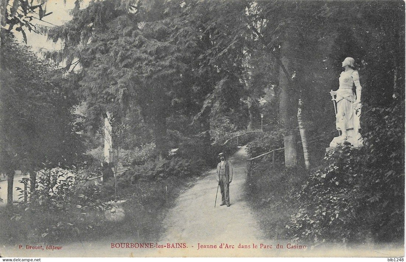 [52] Haute Marne > Bourbonne Les Bains Jeanne D' Arc Dans Le Parc Du Casino - Bourbonne Les Bains