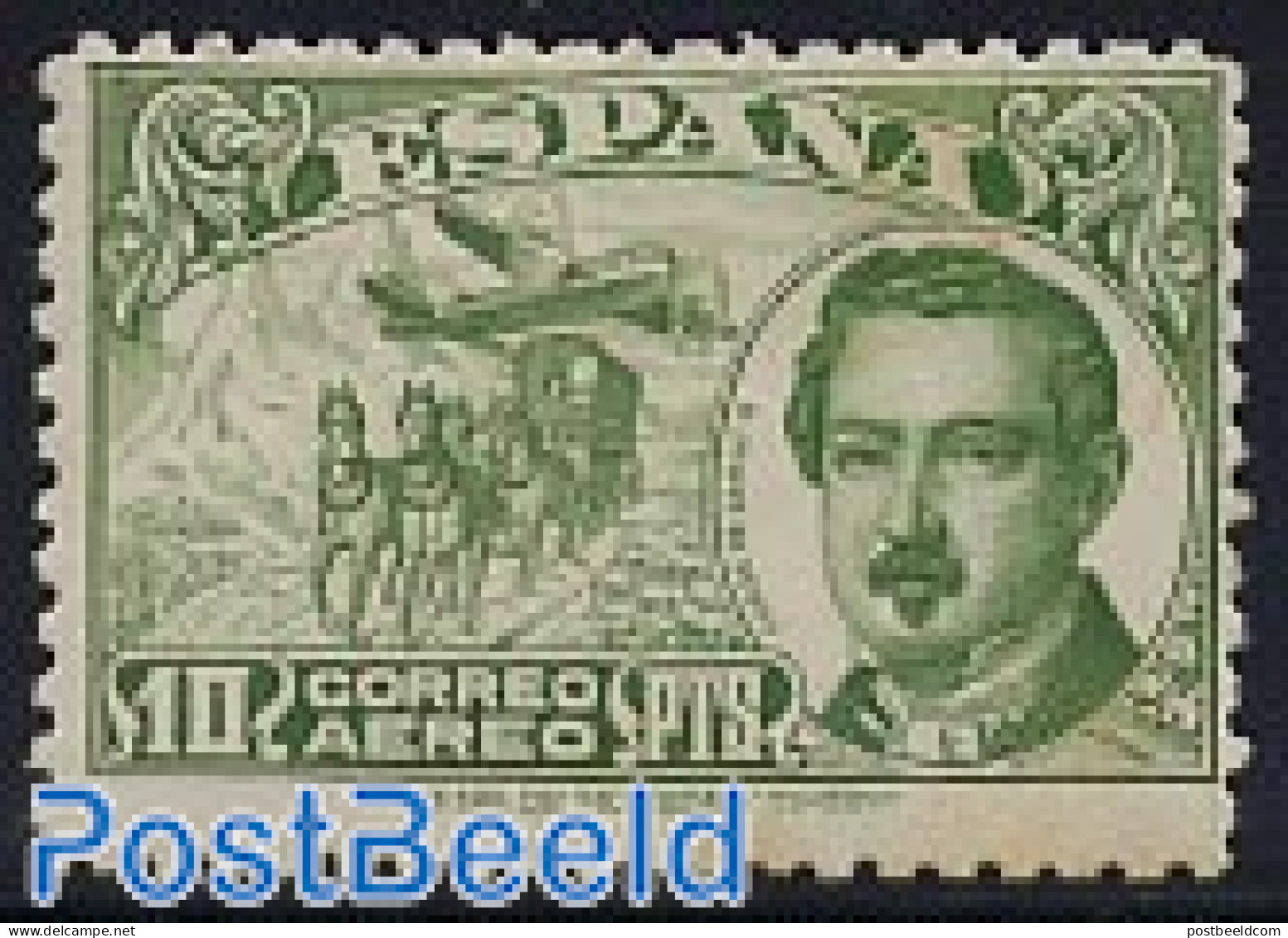 Spain 1945 Stamp Day 1v, Mint NH, Nature - Transport - Horses - Post - Stamp Day - Coaches - Aircraft & Aviation - Ongebruikt