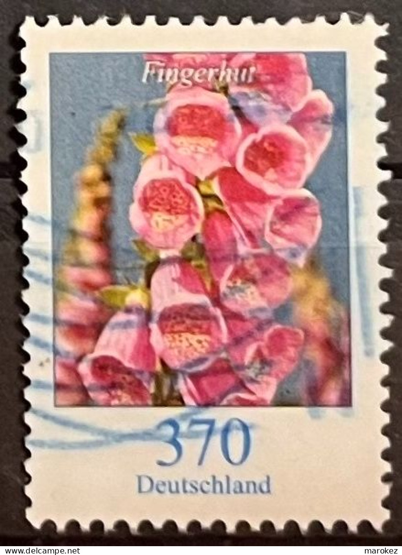 GERMANY 2019 Flowers - Foxglove (Roter Fingerhut, Digitalis Purpurea) Postally Used MICHEL # 3501 - Gebraucht