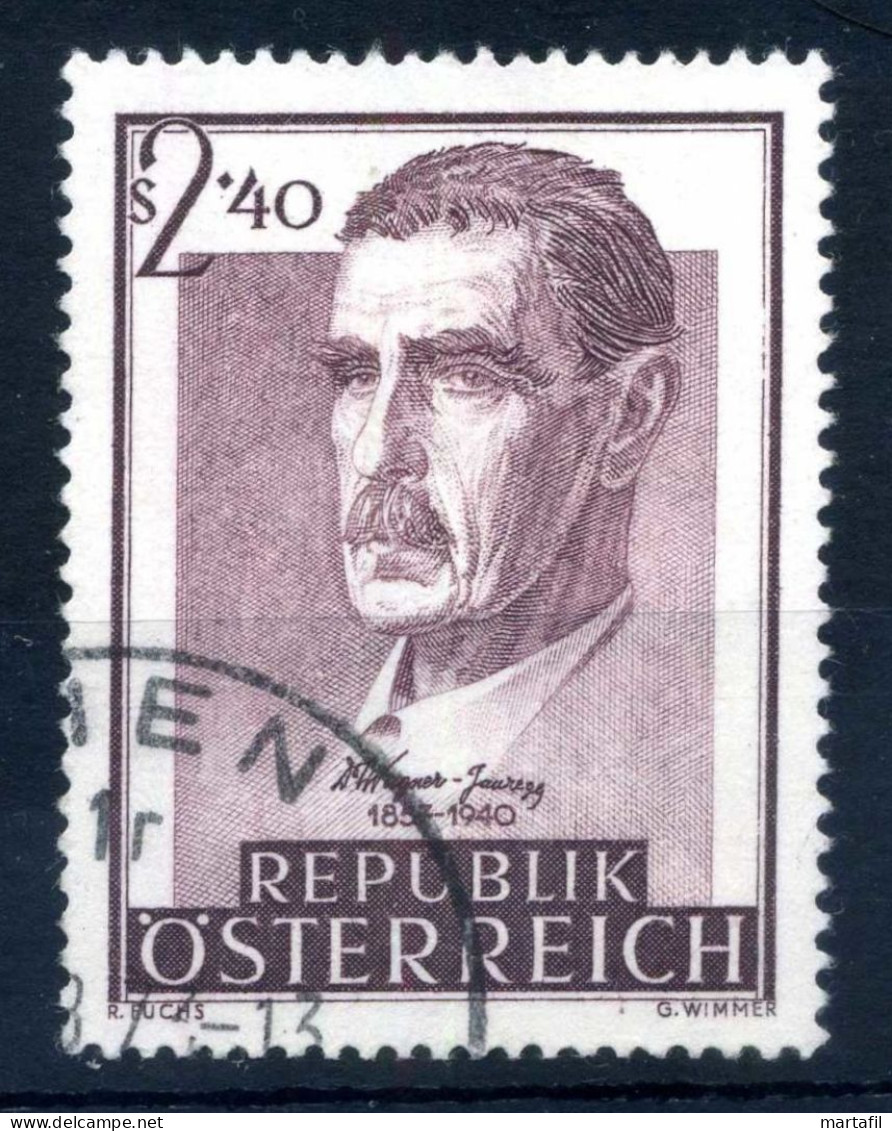 1957 AUSTRIA SET USATO 865 Wagner Von Jauregg - Gebraucht