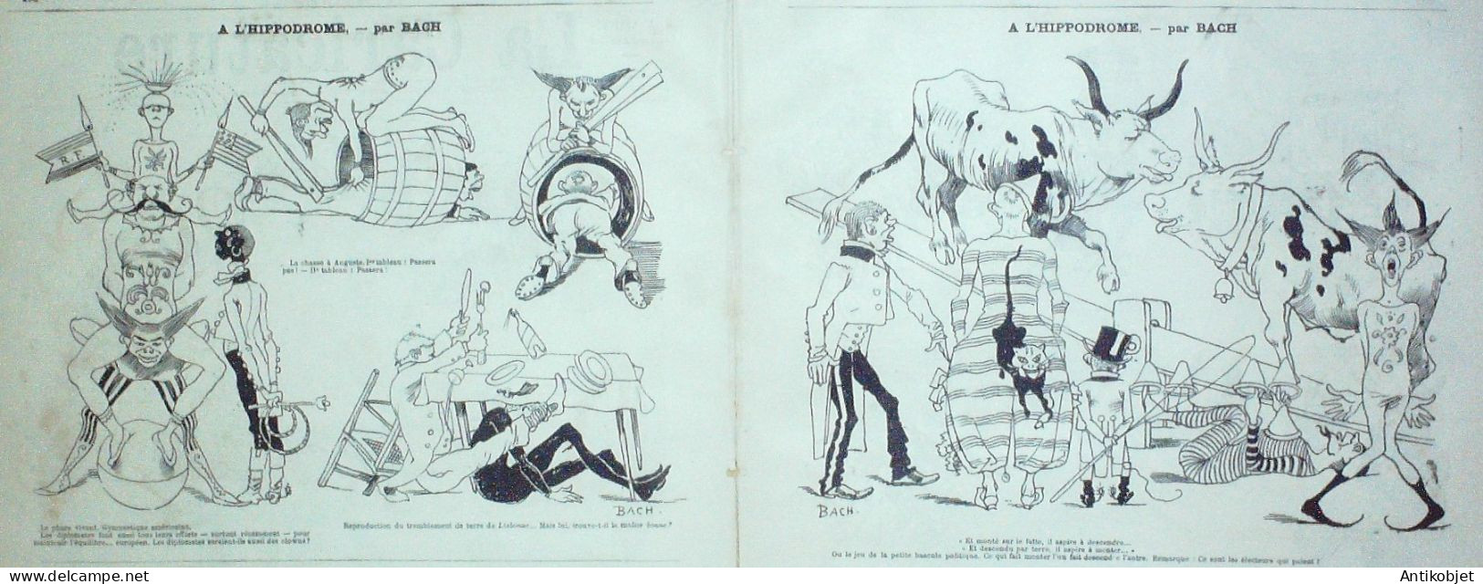 La Caricature 1882 N°142 Hippodrome Bach Bretagne Loys  Grande Jatte Tinant - Revues Anciennes - Avant 1900