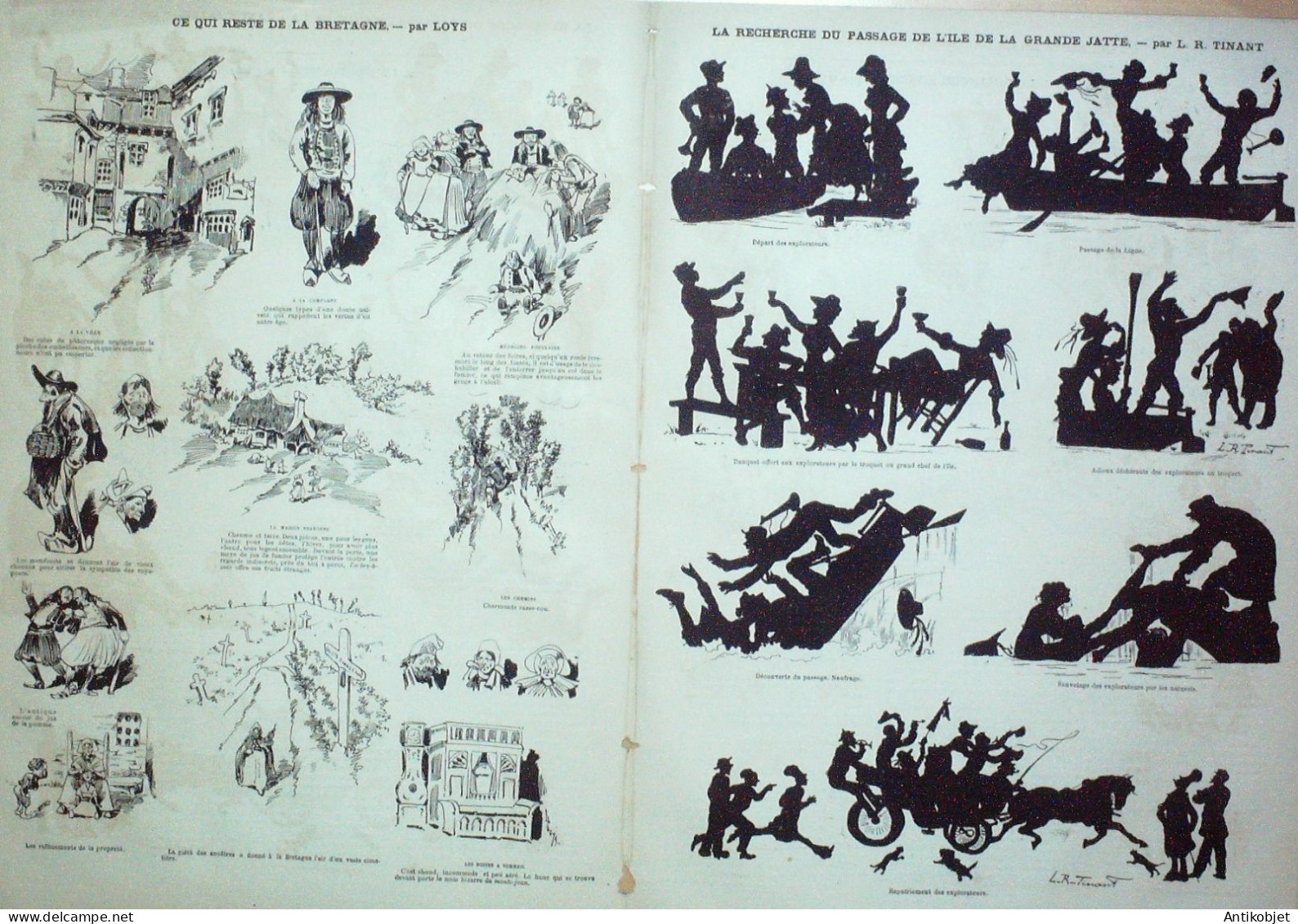 La Caricature 1882 N°142 Hippodrome Bach Bretagne Loys  Grande Jatte Tinant - Magazines - Before 1900