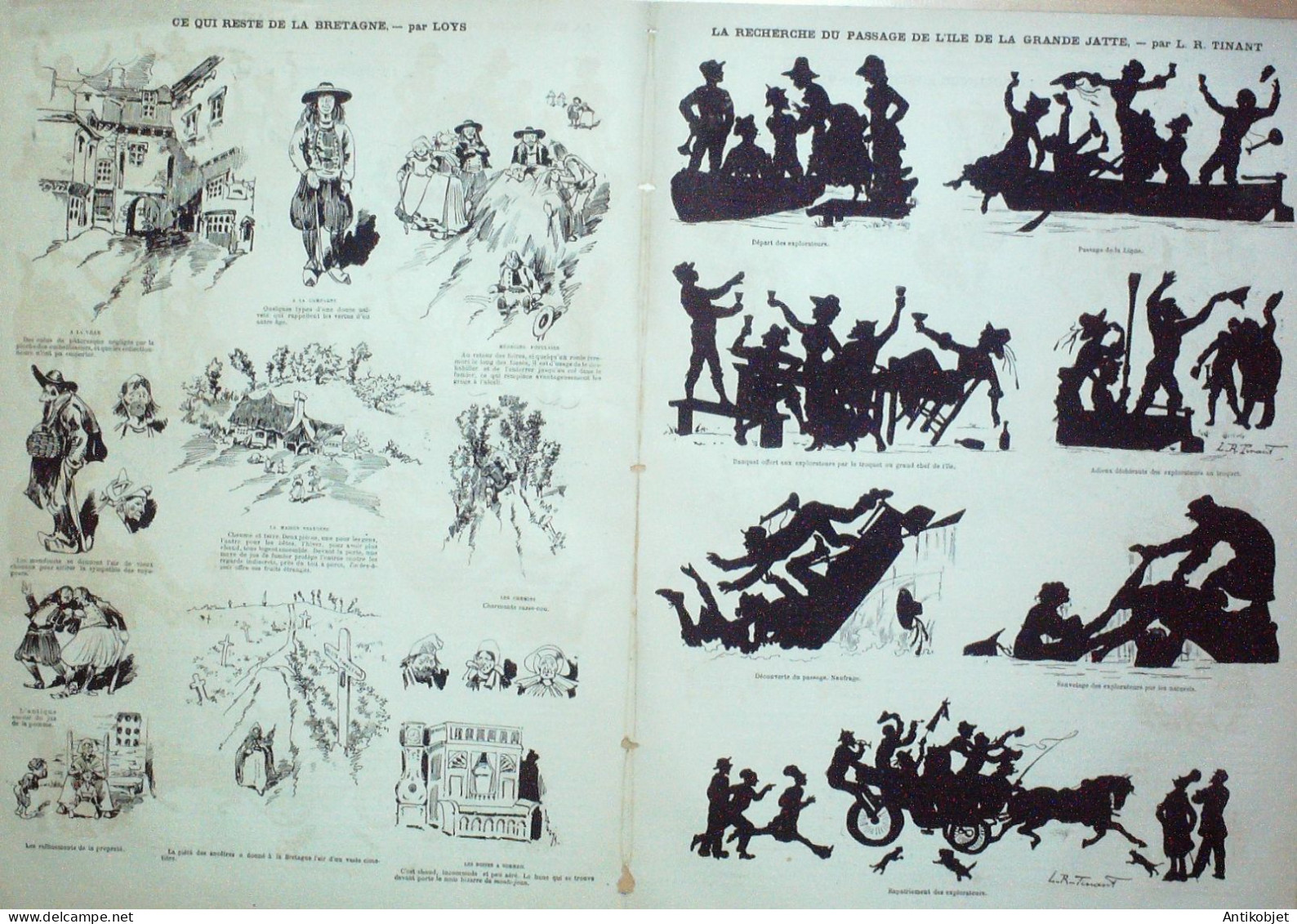 La Caricature 1882 N°142 Hippodrome Bach Bretagne Loys  Grande Jatte Tinant - Tijdschriften - Voor 1900