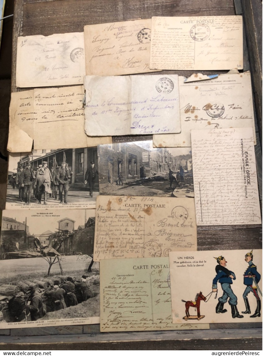 Lot De Photos, Lettres Et Cartes 14-18 - 1914-18