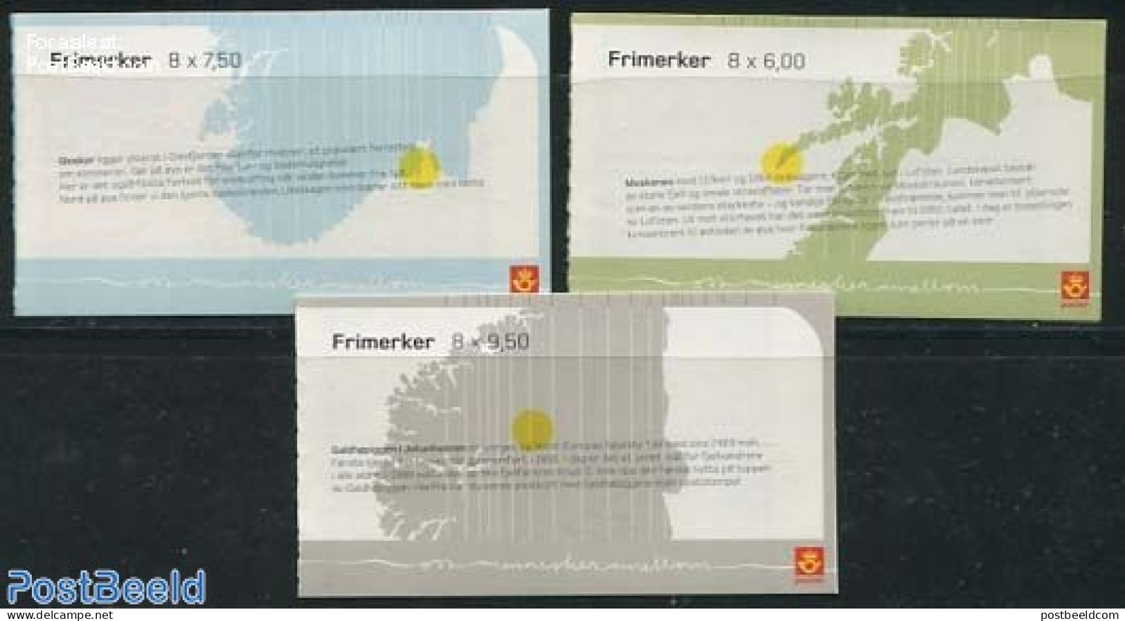 Norway 2004 Europa 3 Booklets S-a, Mint NH, History - Sport - Transport - Various - Europa (cept) - Cycling - Stamp Bo.. - Ungebraucht