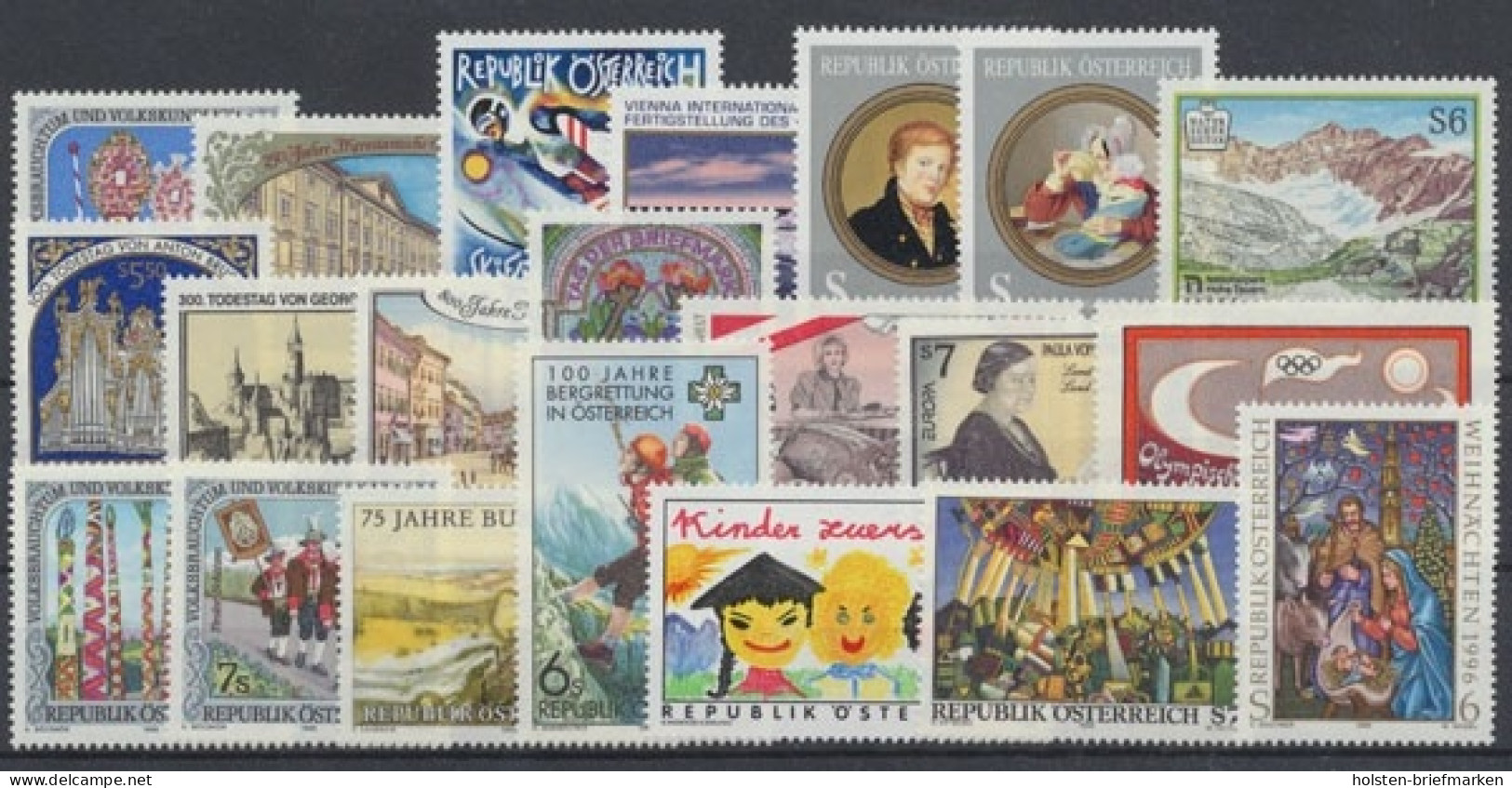 Österreich, MiNr. 2177-2207, Jahrgang 1996, Postfrisch - Años Completos