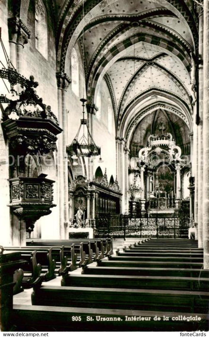 13794780 St Ursanne Interieur De La Collegiale St Ursanne - Sonstige & Ohne Zuordnung