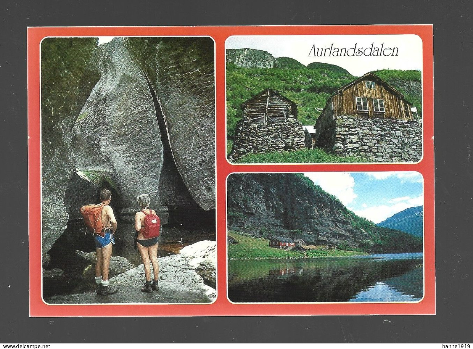 Aurland Valley Foto Multivues Aurlandsdalen Norge Norway Photo Carte Htje - Norwegen