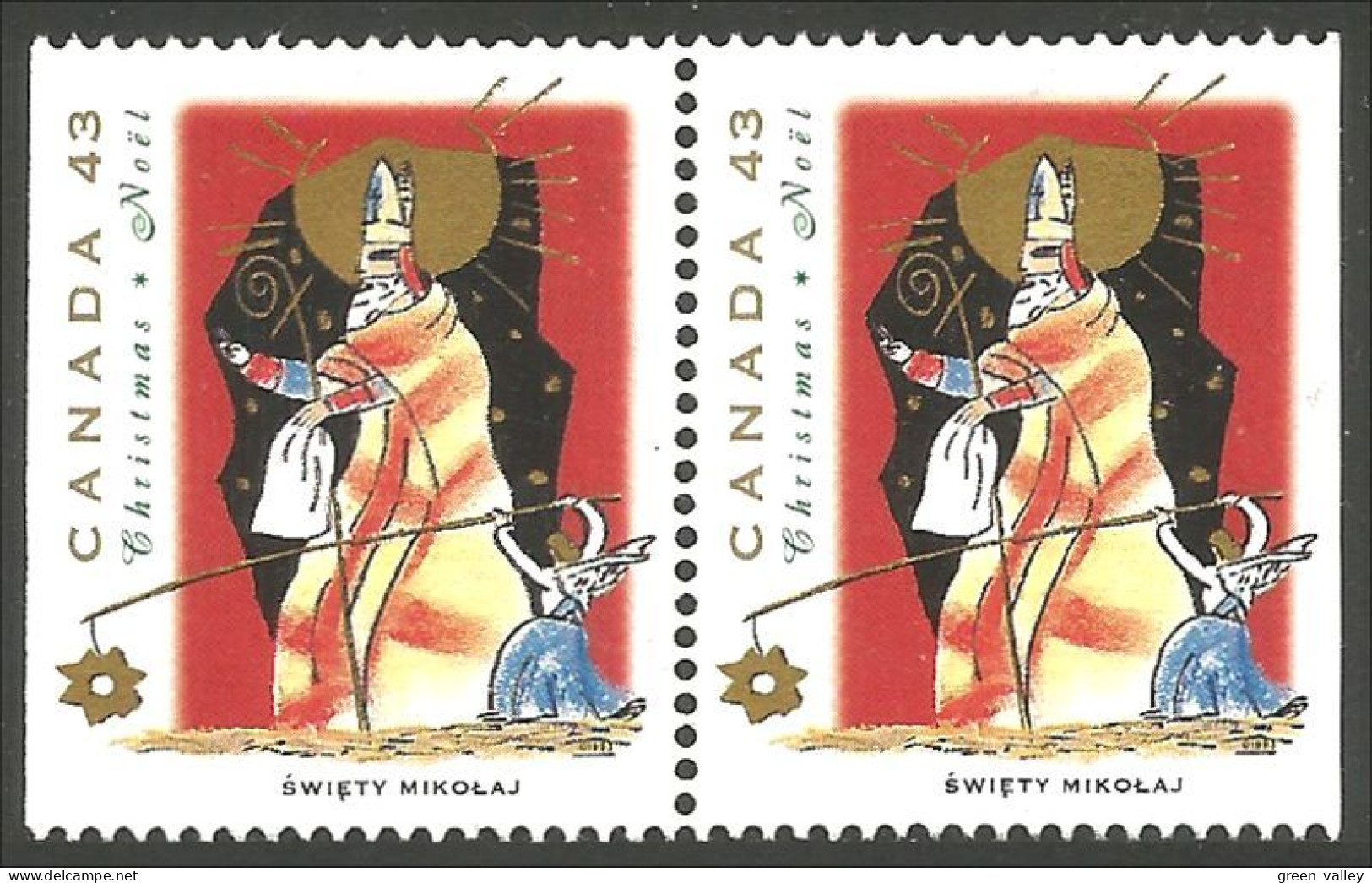 Canada Pere Noel Pologne Swiety Mikolaj Santa Claus MNH ** Neuf SC (C14-99aspa) - Unused Stamps