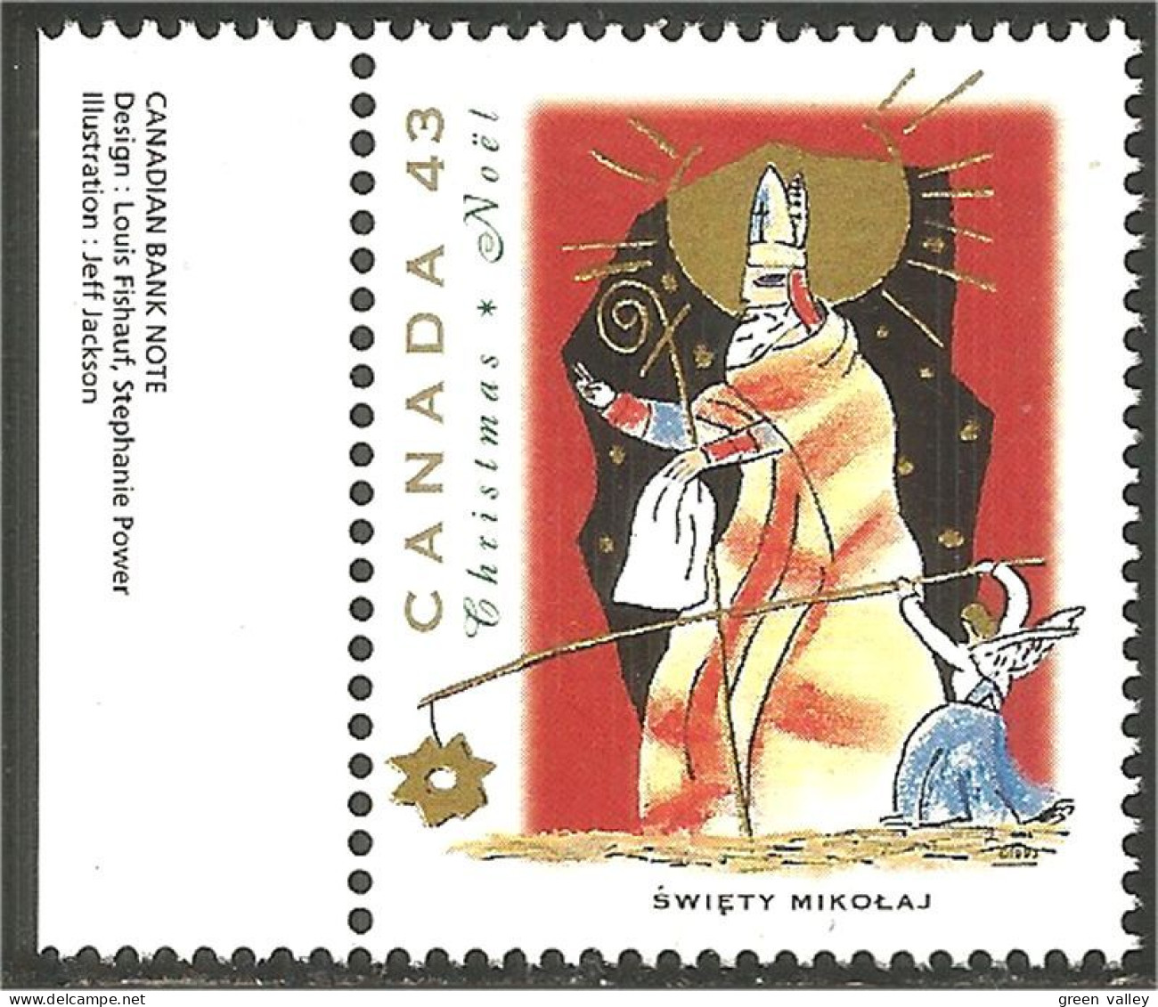 Canada Pere Noel Pologne Swiety Mikolaj Santa Claus MNH ** Neuf SC (C14-99lbl) - Cristianismo