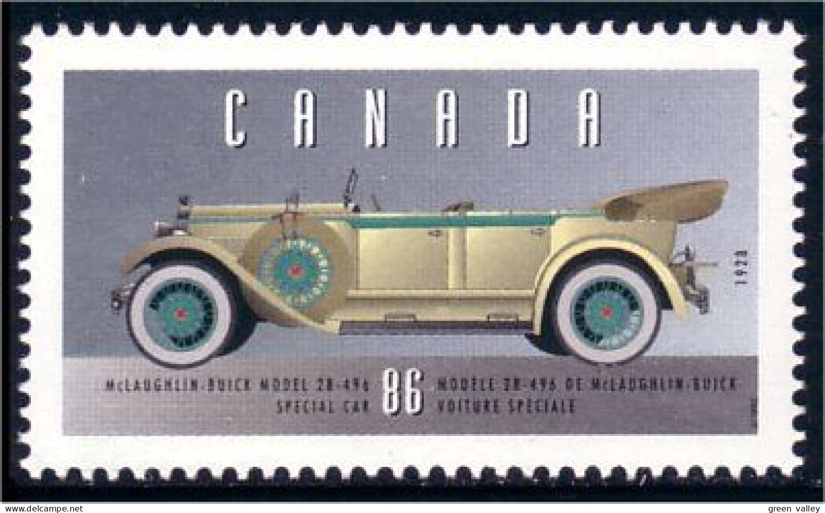 Canada Automobile McLaughlin Buick Car MNH ** Neuf SC (C14-90ec) - Automobile