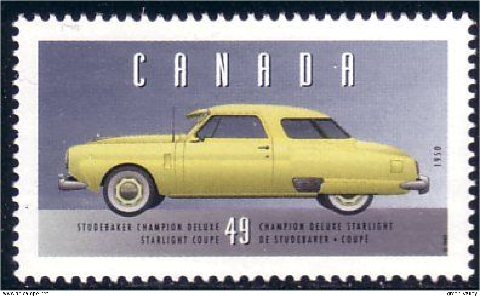 Canada Automobile Studebaker Champion Deluxe Car MNH ** Neuf SC (C14-90db) - Autos