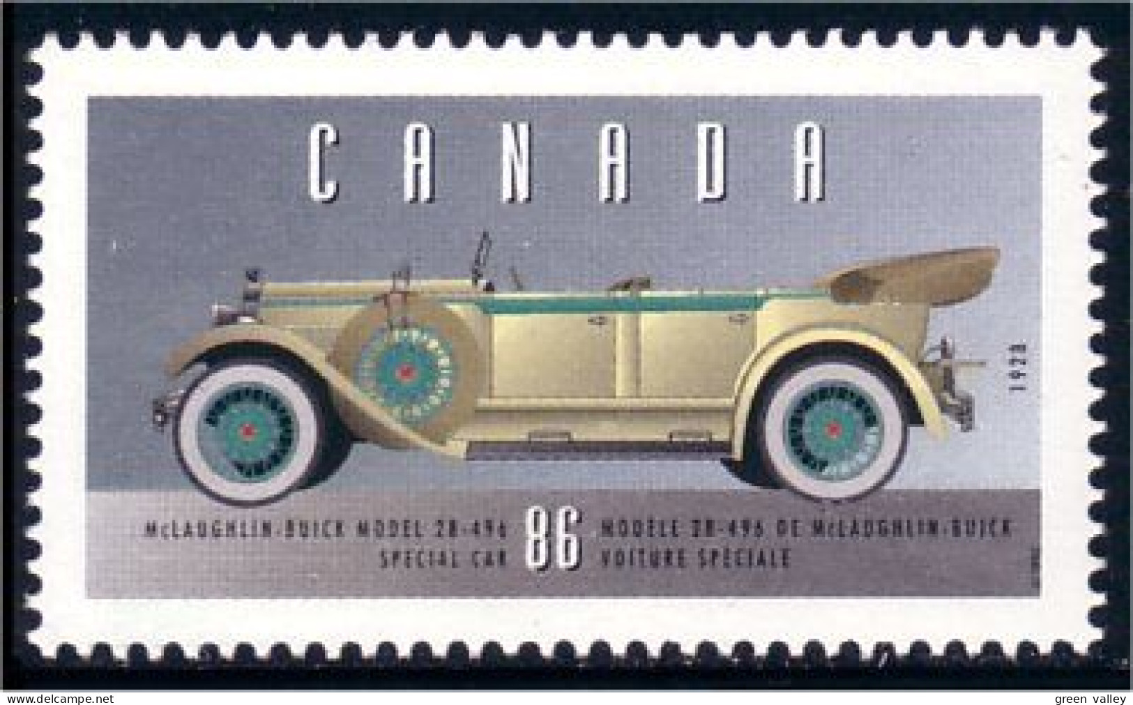 Canada Automobile McLaughlin Buick Car MNH ** Neuf SC (C14-90ea) - Unused Stamps