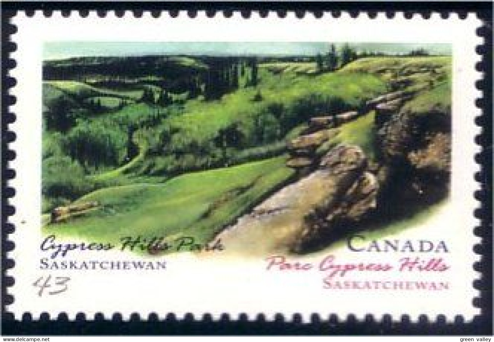 Canada Parc Cypress Hills Park MNH ** Neuf SC (C14-80b) - Protezione Dell'Ambiente & Clima