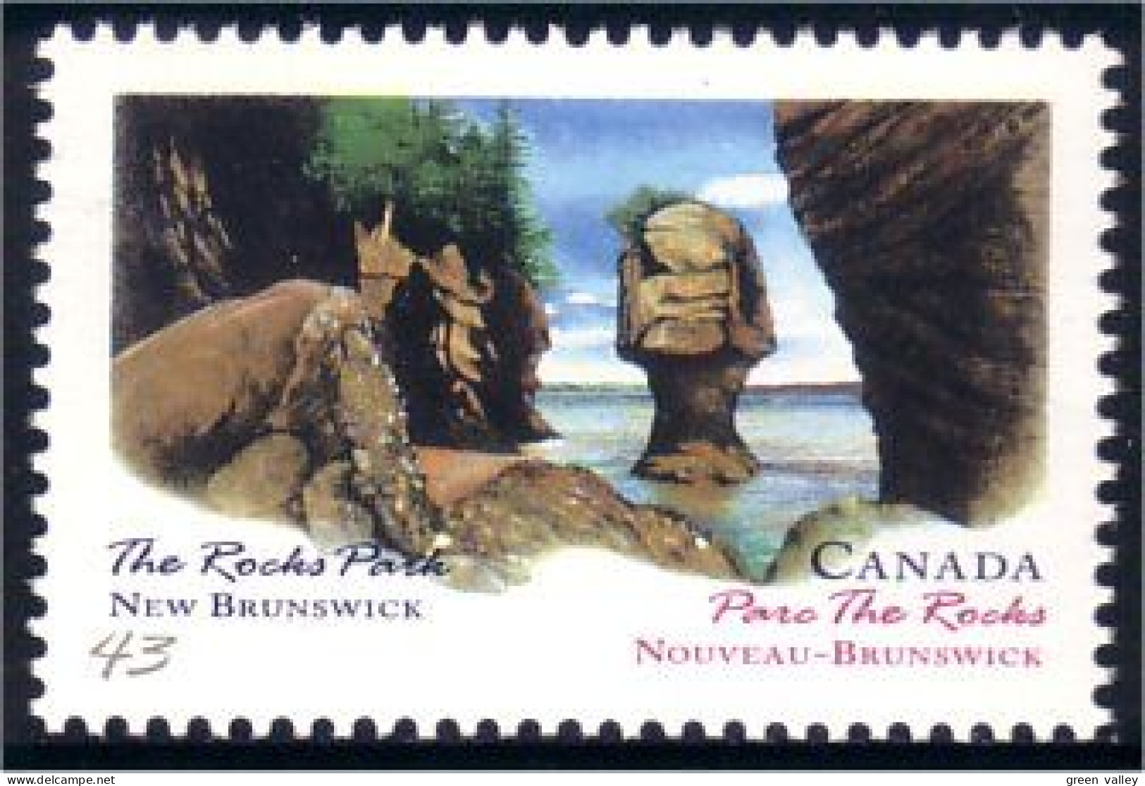 Canada Parc The Rocks Park MNH ** Neuf SC (C14-81b) - Protección Del Medio Ambiente Y Del Clima