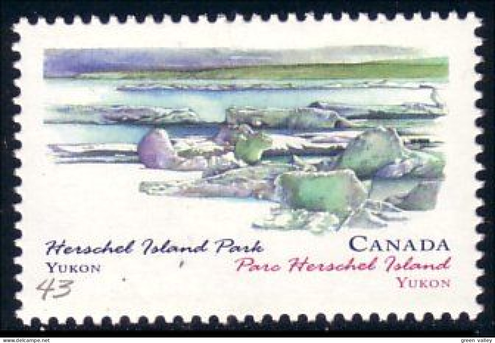 Canada Parc Herschel Island Park MNH ** Neuf SC (C14-79b) - Protection De L'environnement & Climat