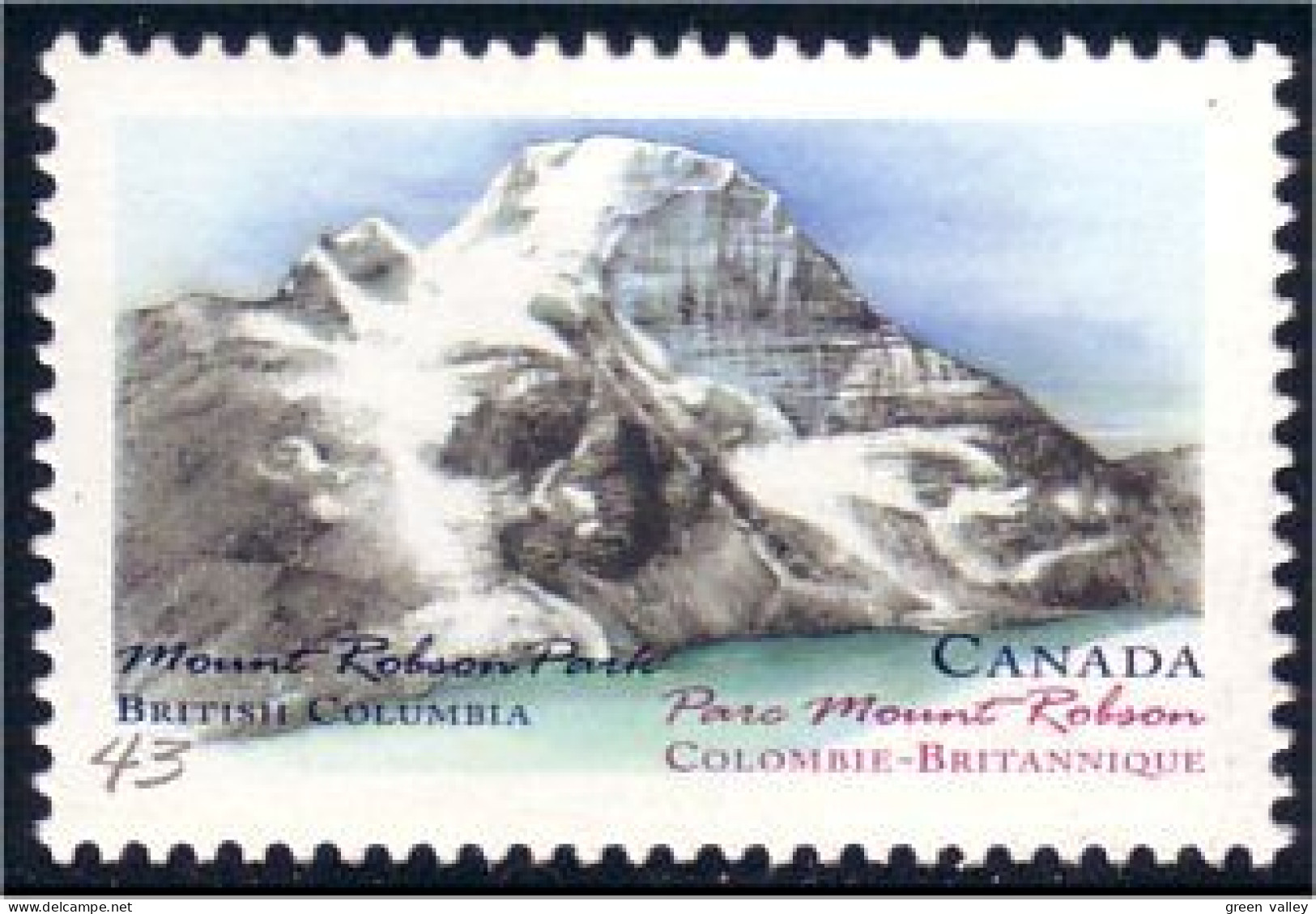 Canada Parc Mount Robson Park MNH ** Neuf SC (C14-76a) - Ongebruikt