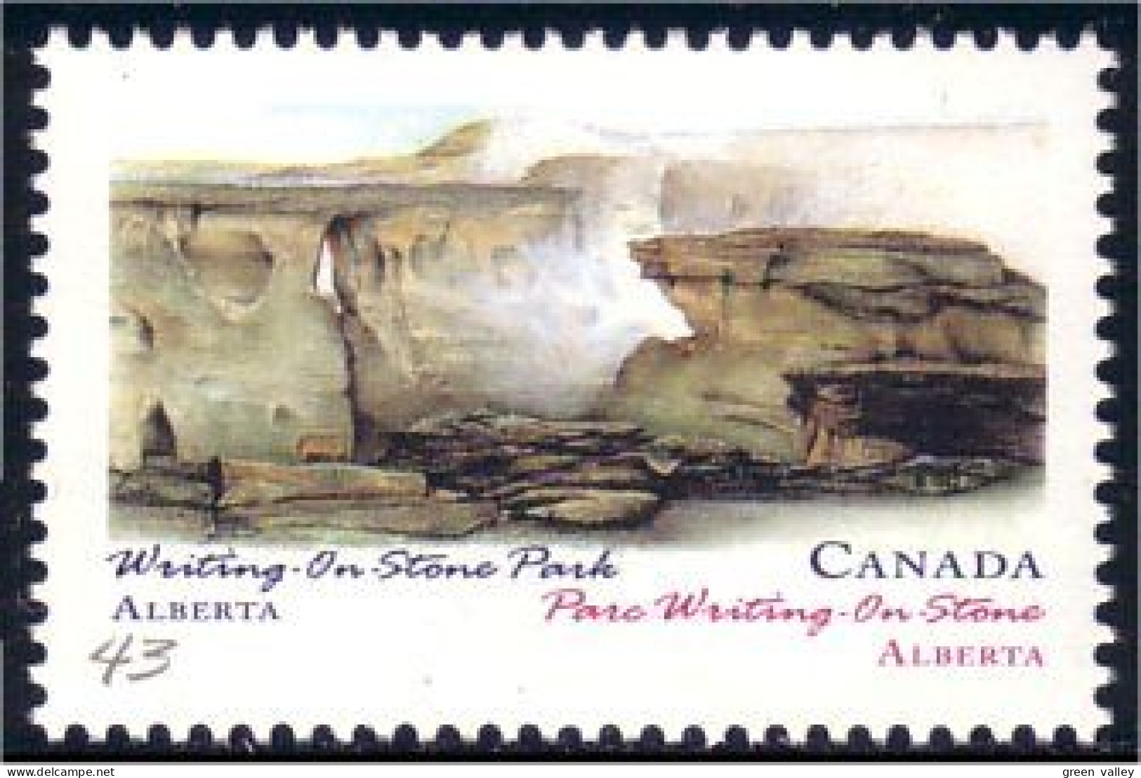 Canada Parc Writing-On-Stone Park MNH ** Neuf SC (C14-77b) - Protection De L'environnement & Climat