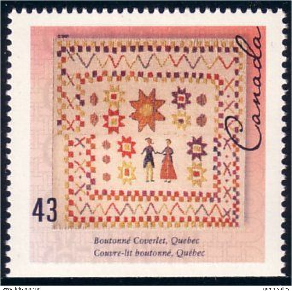 Canada Couvre-lit Boutonne Coverlet MNH ** Neuf SC (C14-65bb) - Textile