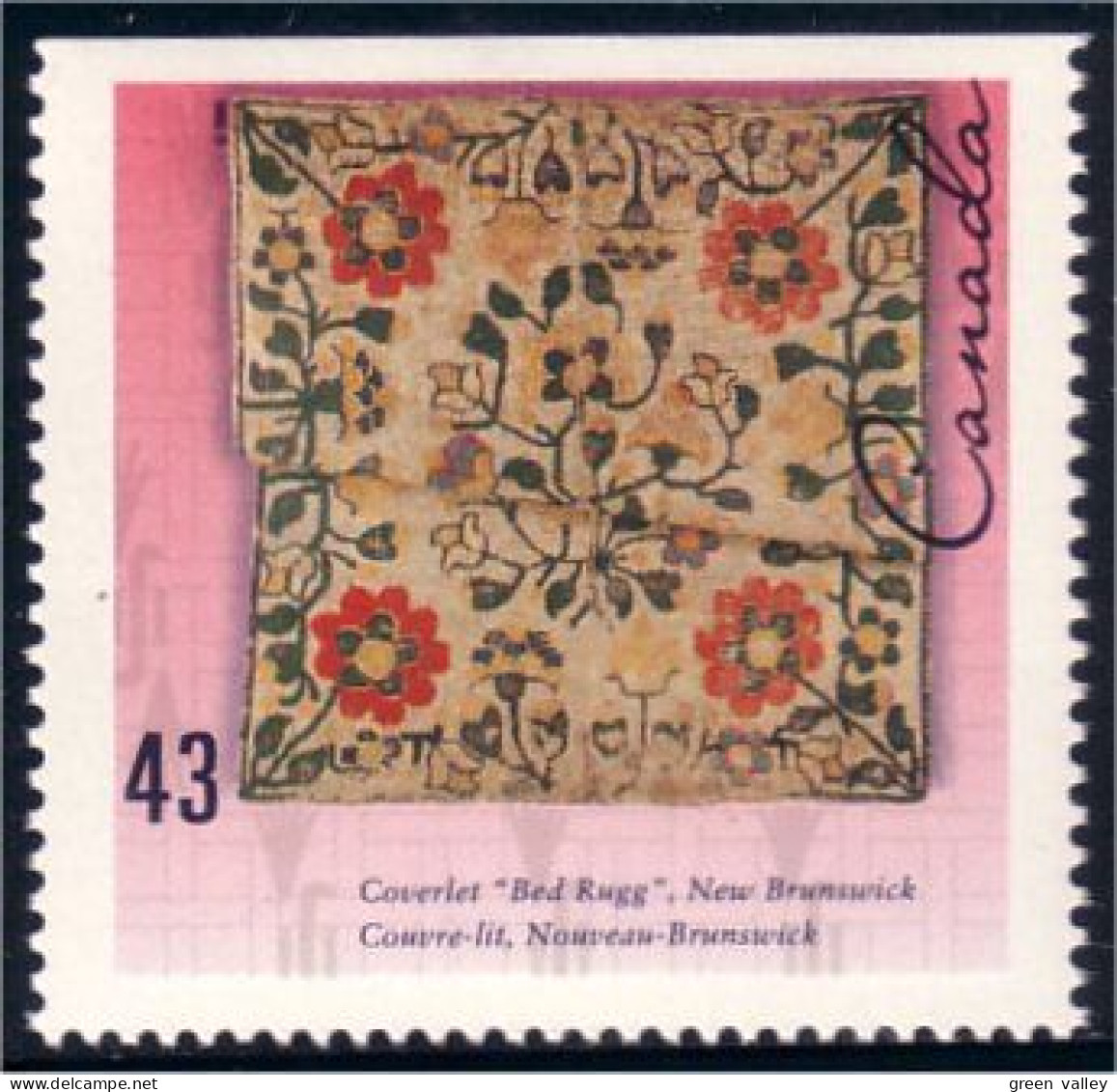 Canada Coverlet Couvre-lit MNH ** Neuf SC (C14-61hb) - Textiles