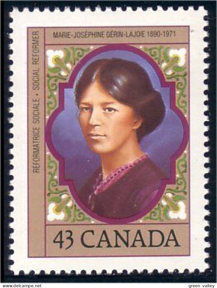 Canada Gerin-Lajoie Reformatrice Social Reformer MNH ** Neuf SC (C14-57a) - Unused Stamps