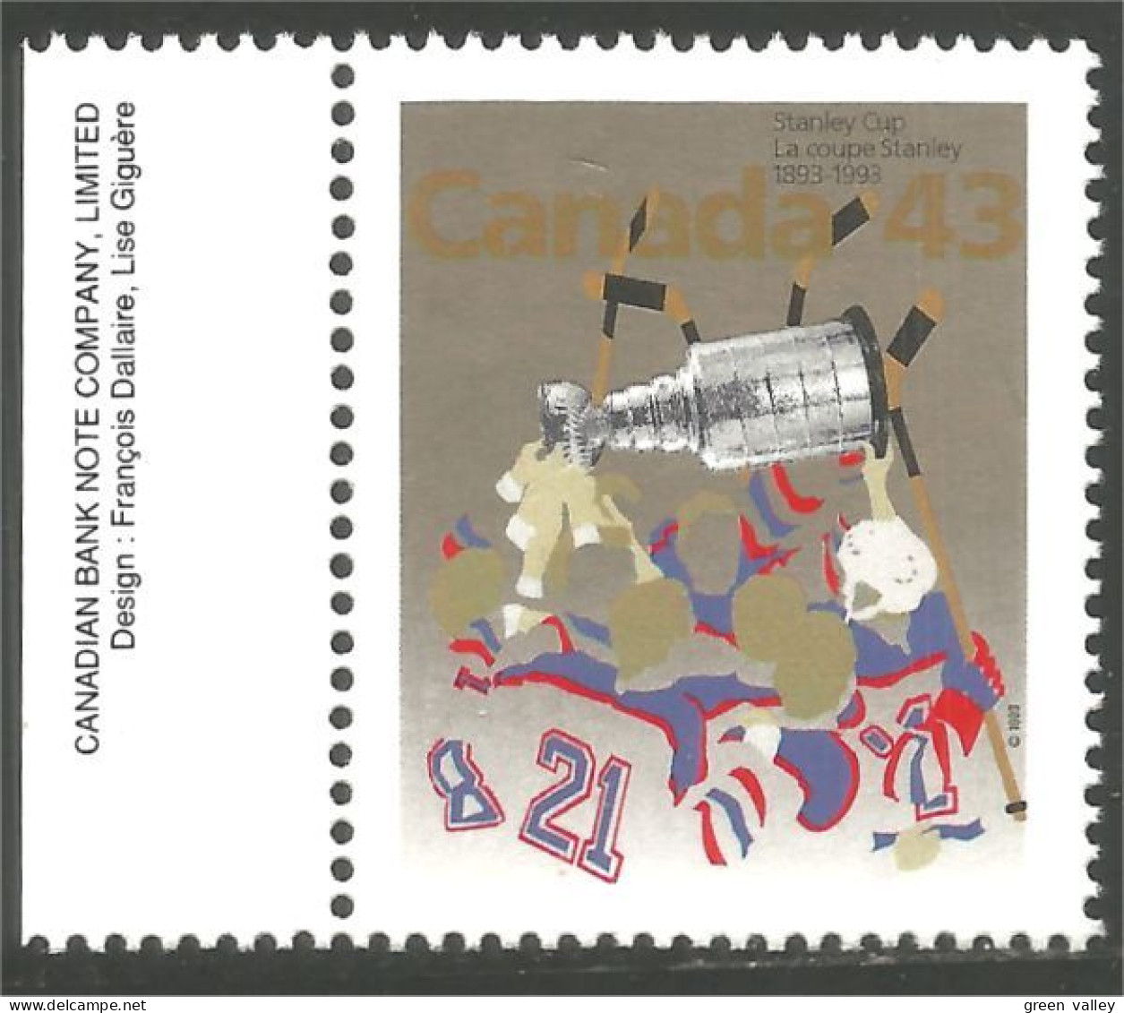 Canada Ice Hockey Sur Glace Stanley Cup MNH ** Neuf SC (C14-60t) - Ungebraucht