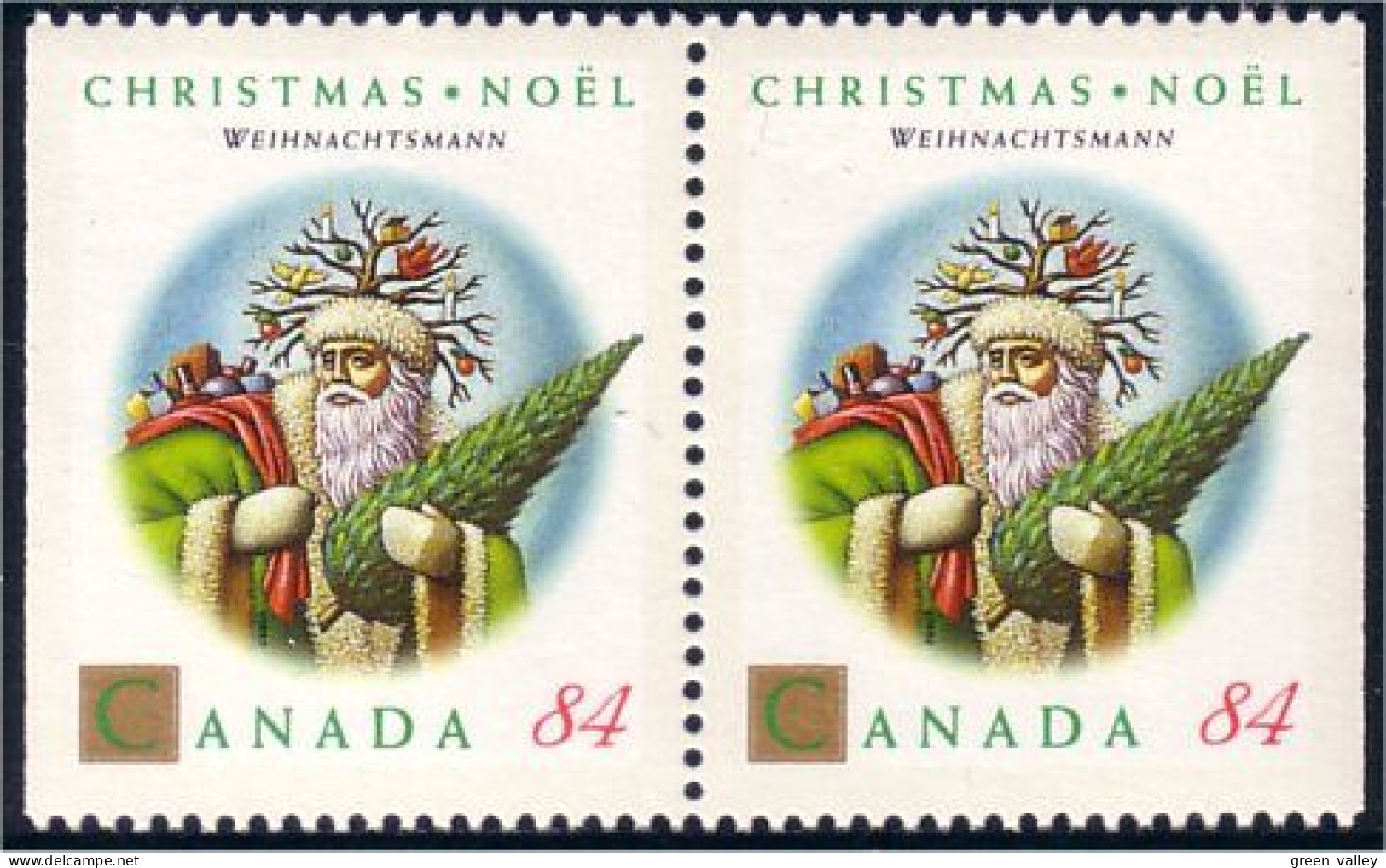 Canada Pere Noel Weihnachtsmann Santa Claus MNH ** Neuf SC (C14-54aspb) - Noël