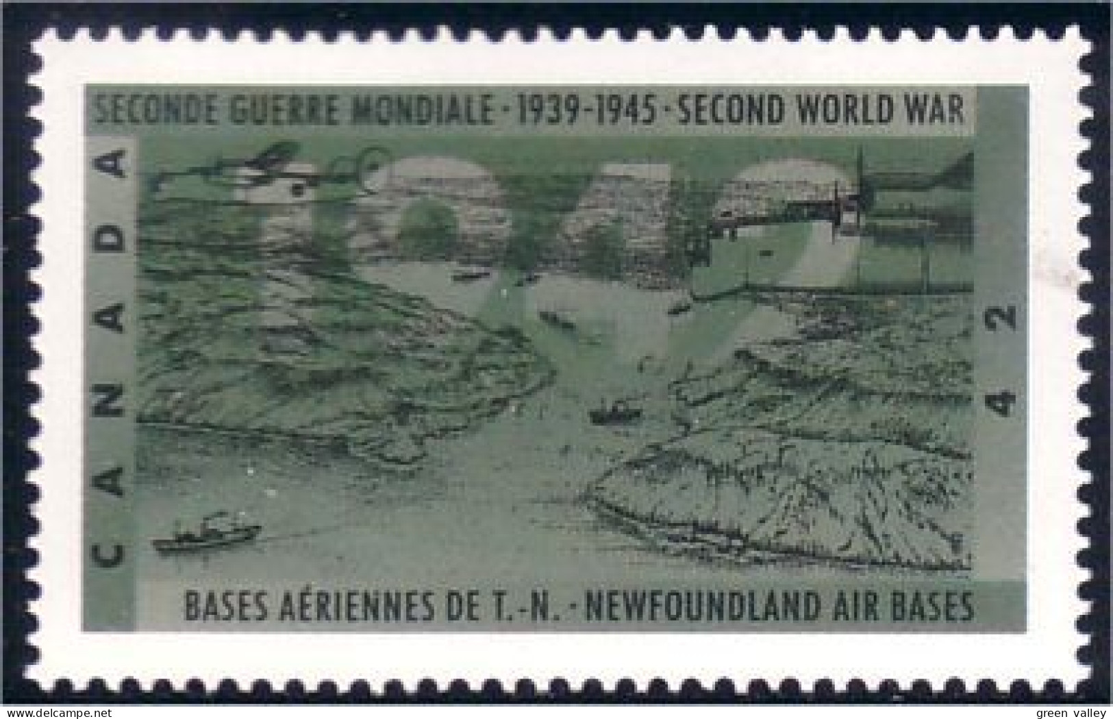 Canada Bases Aeriennes Air Bases MNH ** Neuf SC (C14-49b) - Guerre Mondiale (Seconde)