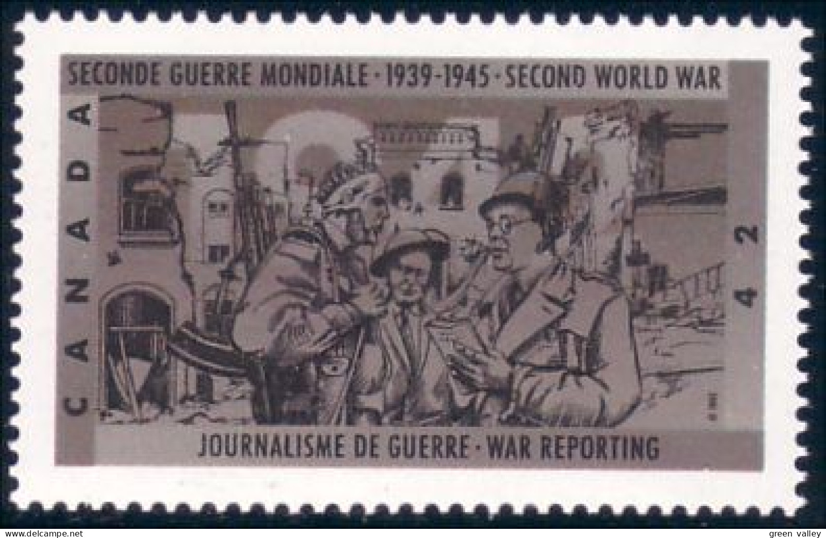 Canada Journalisme De Guerre War Reporting Communications MNH ** Neuf SC (C14-48d) - Ciclismo