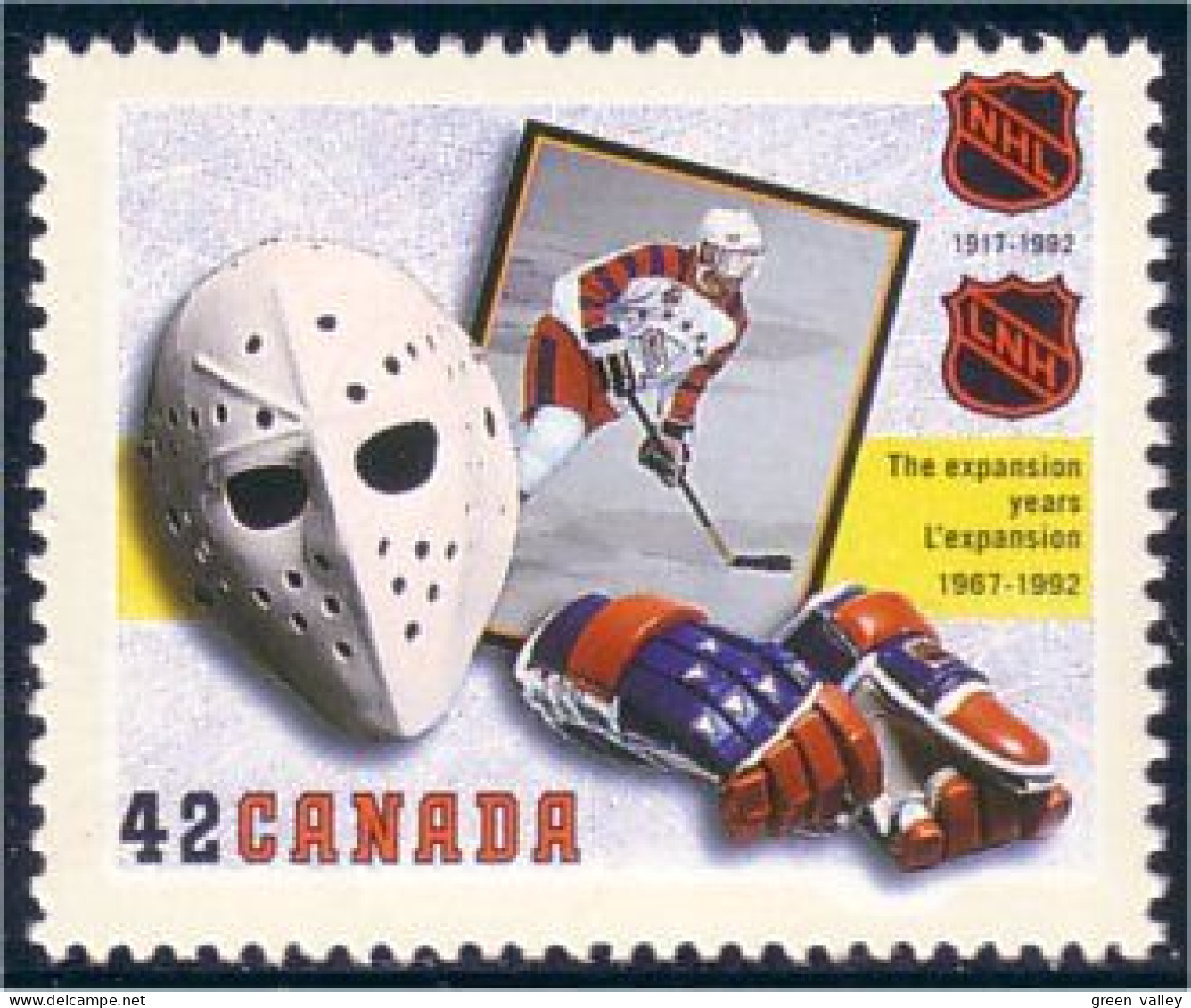 Canada Ice Hockey Sur Glace Gants Gloves MNH ** Neuf SC (C14-45a) - Unused Stamps