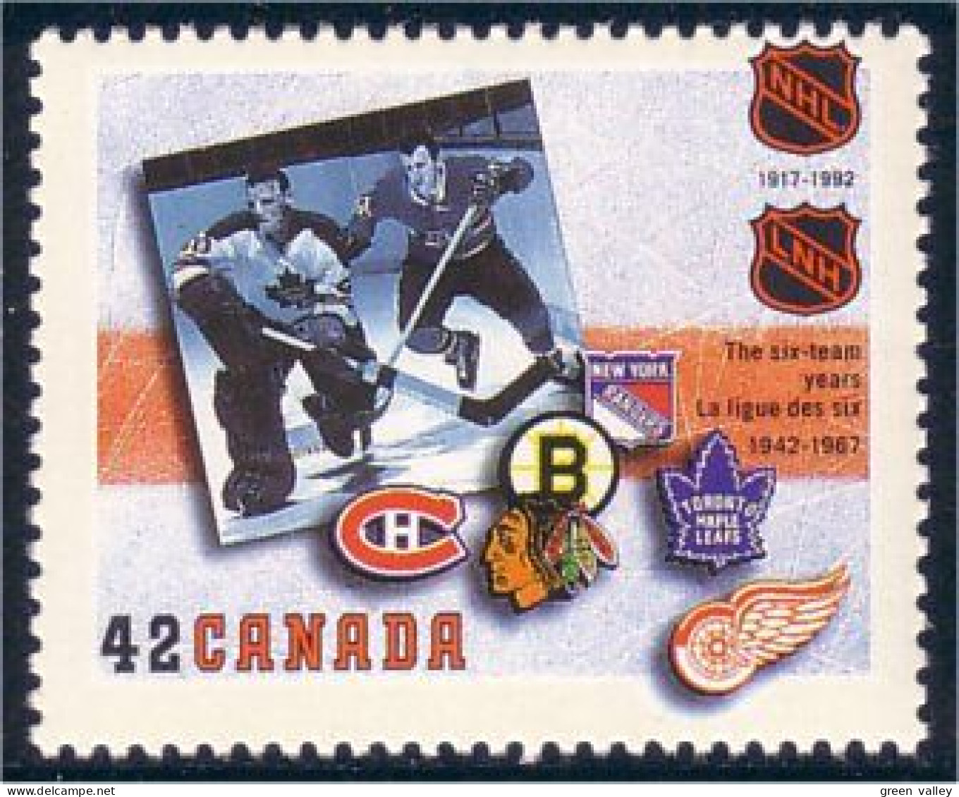 Canada Ice Hockey Sur Glace Gardien Goalie MNH ** Neuf SC (C14-44b) - Hockey (su Ghiaccio)