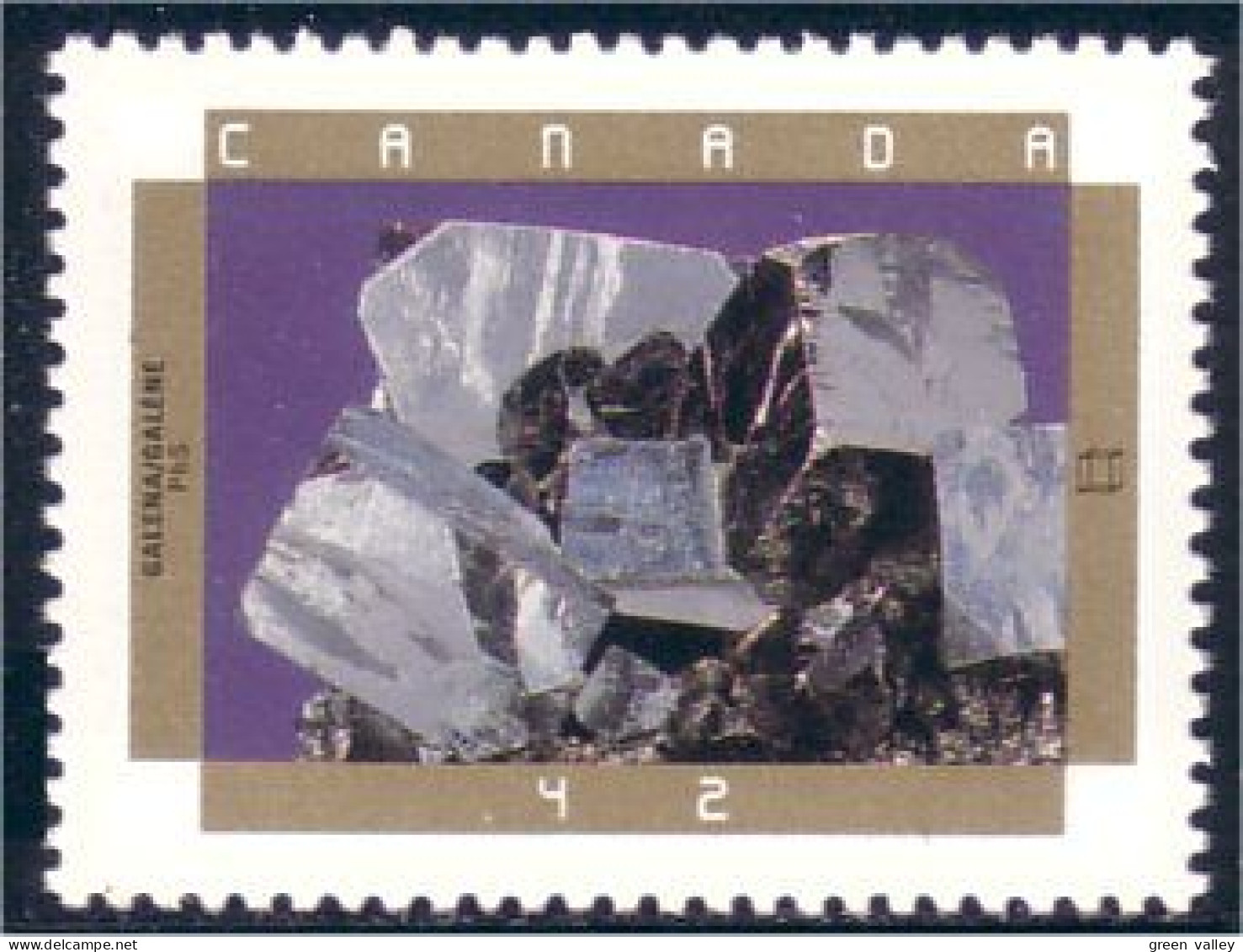 Canada Minerals Lead Galena Galene Plomb MNH ** Neuf SC (C14-39a) - Ongebruikt