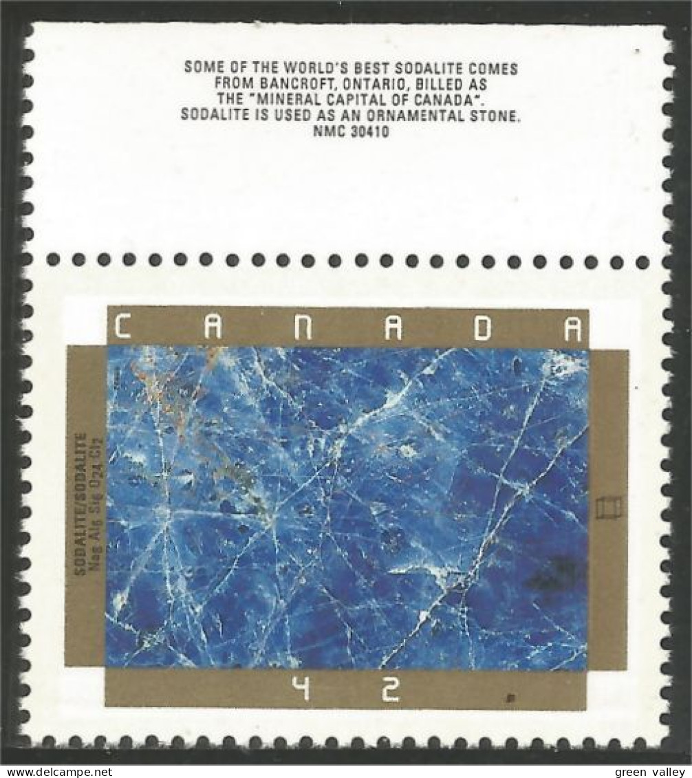 Canada Minerals Sodalite MNH ** Neuf SC (C14-37ha) - Unused Stamps