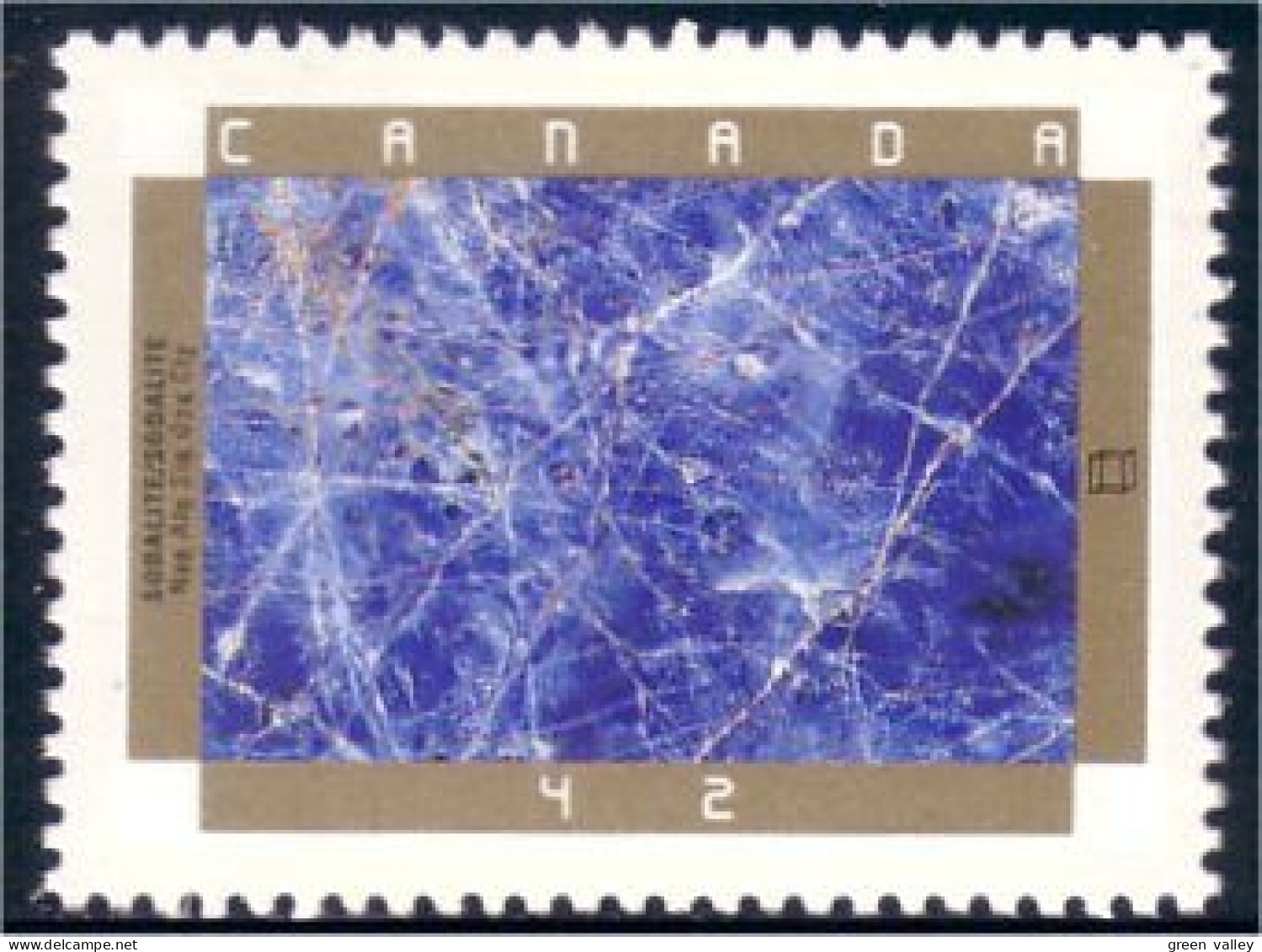 Canada Minerals Sodalite MNH ** Neuf SC (C14-37a) - Unused Stamps