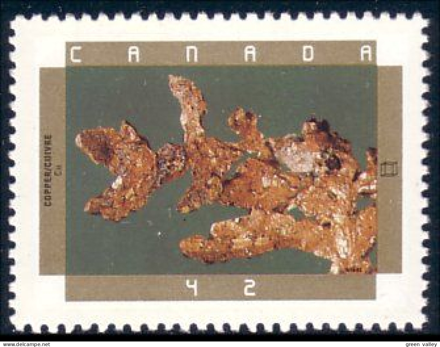 Canada Minerals Copper Cuivre MNH ** Neuf SC (C14-36a) - Unused Stamps