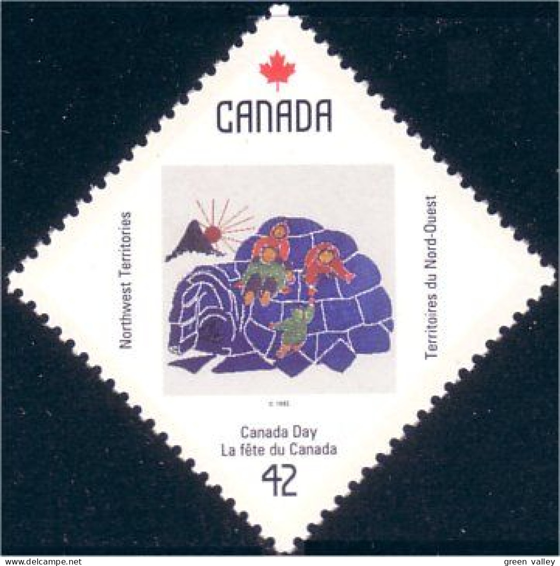 Canada Northwest Territories Igloo Iglou Inuit Eskimos MNH ** Neuf SC (C14-27a) - Neufs