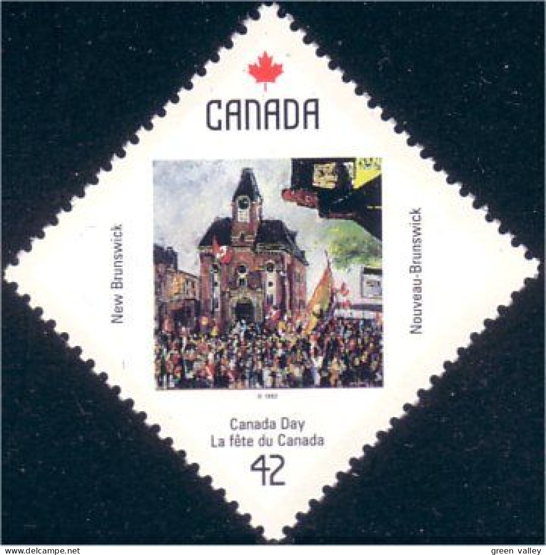 Canada New Brunswick Drapeau Canadien Flag MNH ** Neuf SC (C14-23b) - Timbres