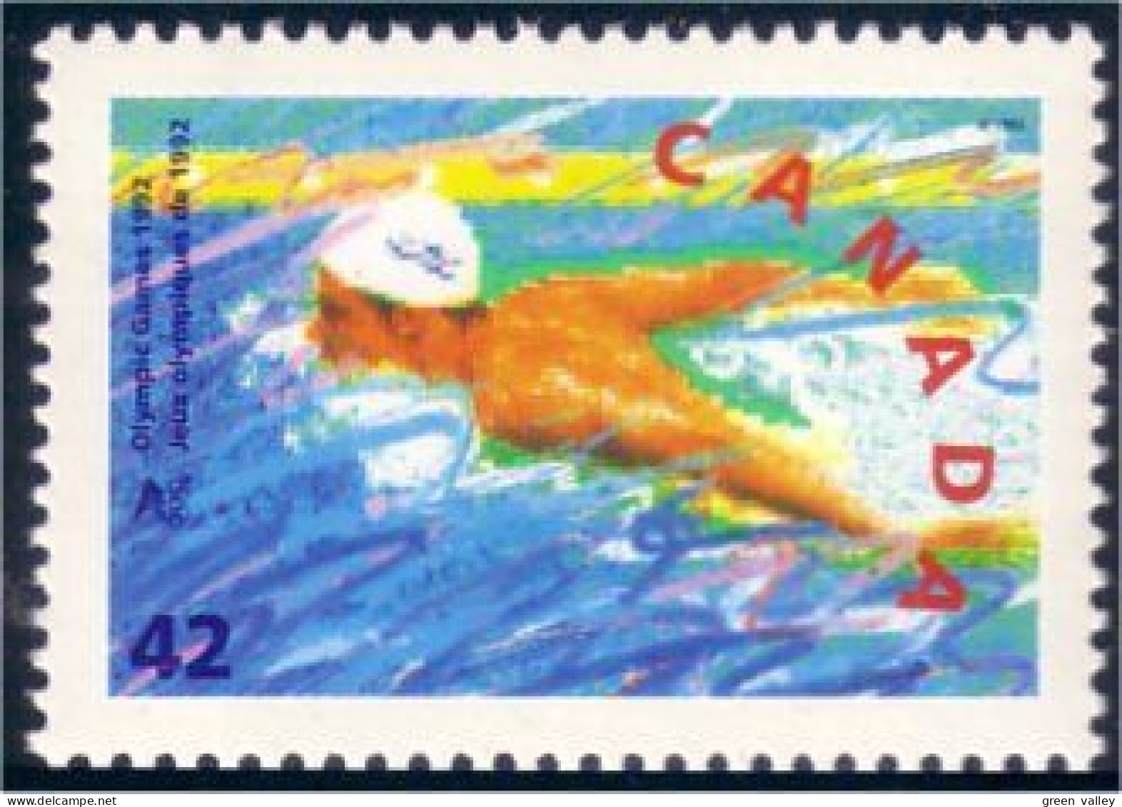 Canada Barcelone Swimming Natation MNH ** Neuf SC (C14-18b) - Zwemmen