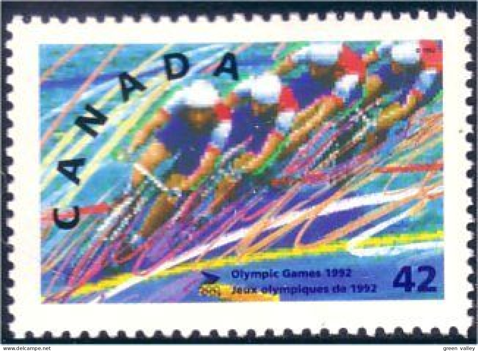 Canada Barcelone Cycling Cyclisme Bicycle MNH ** Neuf SC (C14-17d) - Ete 1992: Barcelone